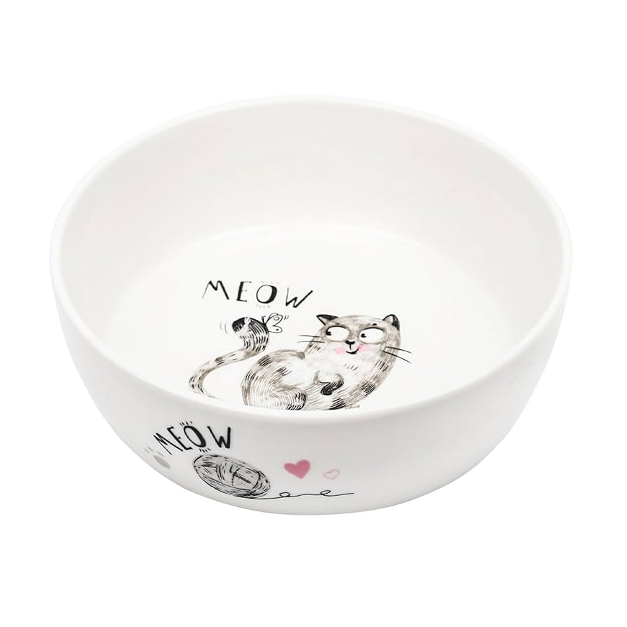 ペットボウル 猫用食器 フードボウルAlien Pet陶器 かわいい Amazon | Alien Pet ペットボウル 猫 食器 フードボウル 陶器